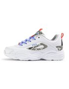 Fila Полускосени спортни обувки Skye от еко кожа - Бял/Бледо розово