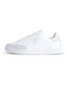 Fila Спортни обувки от кожа с нисък профил - Светло сив/Бял