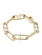 Fossil Гривна тип верижка Heritage D-Link от неръждаема стомана