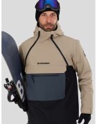 Fundango Водоустойчиво зимно ски яке Hydra ECO Anorak - Черен/Маслинено зелено