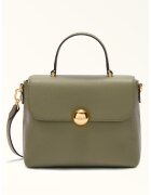 Furla Кожена чанта Moonlight с допълнителна презрамка