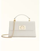 Furla Кожена чанта през рамо 1927 с капаче и презрамка с верижка