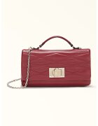 Furla Кожена чанта през рамо с презрамка с верижка