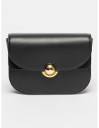 Furla Кожена чанта Sfera S - Черен/Светло