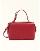 Furla Кожена ръчна чанта Boston с допълнителна презрамка