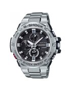 G-Shock Мъжки часовник G-Steel GSTB100D1A - сребрист - 49мм - с Bluetooth - соларен - водоустойчив 200м