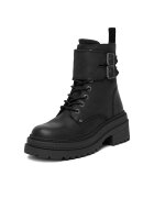 G STAR RAW Дамски ботуши CEO-WI34-ALASKA - Естествена кожа - Черни