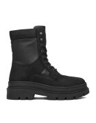 G STAR RAW Дамски ботуши естествена кожа - черни - CEO-WI45-VR-3400-02