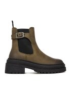 G STAR RAW Дамски ботуши естествена кожа - зелени - CEO-WI34-ALASKA-02