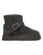 G STAR RAW Дамски ботуши - G-Star Raw - велур - сиви - изолирани - с платформа