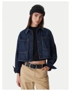 G STAR RAW Дънкова риза G-Star Raw - памук - тъмносиня - за жени