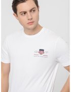 Gant Памучна тениска със стандартна кройка и лого