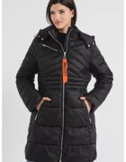 Geographical Norway Дълго подплатено зимно яке Bodaya - Черен