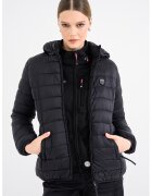 Geographical Norway Капитонирано зимно яке Atikotal с джобове - Черен