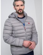 Geographical Norway Подплатено зимно яке Amigo - Светло сив