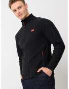 Geographical Norway Слим суитшърт Ulysse с цип - Черен