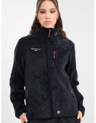 Geographical Norway Суитшърт от плюш с цип и миди яка
