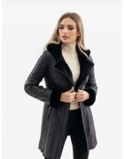 Gerali Tailoring Палто от естествен косъм модел Emilia Napalan -