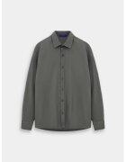 Giesto Мъжка риза тъмносива regular fit модал