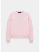 Giesto Мъжки пуловер пудрено розов - памучен - релефен
