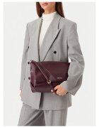 Gino Rossi дамска чанта от еко кожа - crossbody с капак и магнитно закопчаване