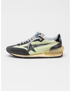 GOLDEN GOOSE Текстилни спортни обувки Marathon с кожа - Светлозелен/Tъмносив