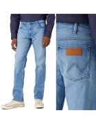 Greensboro Мъжки дънки Wrangler 803 - права кройка - дишащи - сини - W33 L30