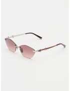 Gucci Слънчеви очила Cat-Eye - Червен/Сребрист