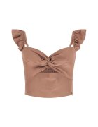 Guess Блуза с модал и крепиран гръб