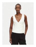 GUESS BY MARCIANO Дамска тениска - бежова - вискоза - едноцветна