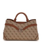 Guess Чанта от еко кожа с монограм