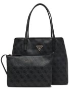 Guess Чанта за рамо Victtoria - екологична - зелена - размери 33x27x15cm - включва вътрешна чанта