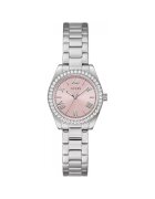 Guess Часовник за жени - Mini Luna GW0841L4 - кварцов - инокс