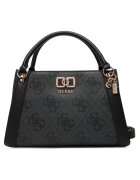 Guess Дамска чанта Karnilla - антрацит - 31x20x10см - от екологична кожа - с подвижна презрамка