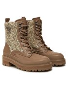 Guess Дамски кецове цвят TAUPE - екологични - за жени