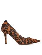 Guess Дамски обувки LEOPA естествена кожа