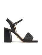 Guess Дамски сандали - FLJGNK FAB03 - черни - текстил