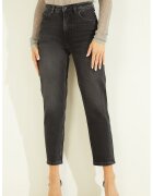 Guess Дънки Mom-Fit със захабен ефект