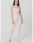 Guess Фитнес слим топ - Пастелнорозов/Крем