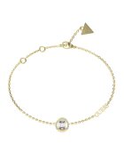 Guess Гривна от неръждаема стомана с кристали