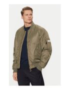 Guess Jeans Бомбър яке с цип и джоб на ръкава