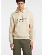 Guess Jeans Худи с лого - Черен/Крем