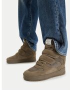 Guess Jeans кецове от велур с връзки