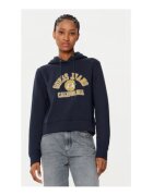 Guess Jeans Памучен ханок с текстов принт