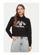 Guess Jeans Памучен суичър с щампа