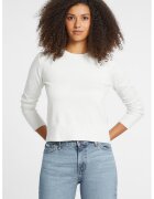Guess Jeans Пуловер с фина плетка и овално деколте