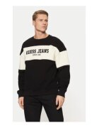 Guess Jeans Суичър от памучна смес с лого дизайн