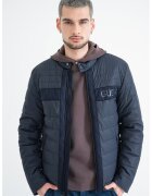 Guess Капитонирано яке с цип и лого