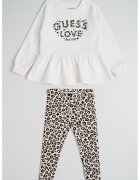 GUESS KIDS Блуза с разкроен подгъв и клин с принт - 2 части