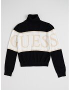 GUESS KIDS Плетено поло - Черен/Бежов